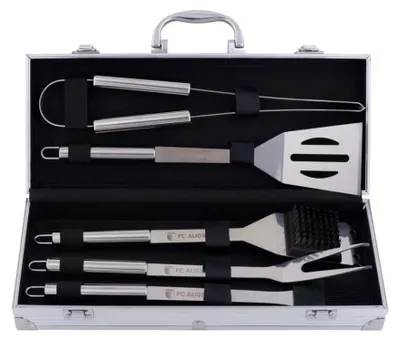 Produktbild von Grillkoffer zur Aufbewahrung und zum Transport von Grillbesteck und Zubehör