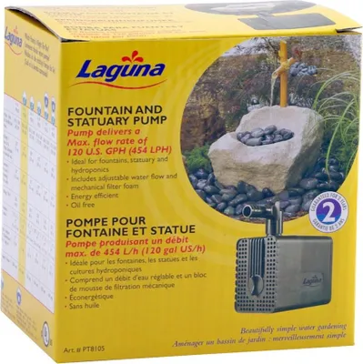 Produktbild von Wasserpumpe für Wasserspiele, Wasserornamente und Hydrokultur, 454 L/h, 178 cm Förderhöhe