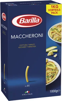 Produktbild von Barilla Pasta Nudeln Maccheroni n. 44 1 kg