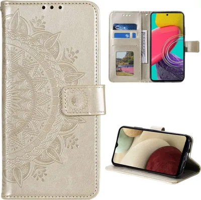 Immagine prodotto di Custodia per Samsung Galaxy M33 5G Custodia del telefono cellulare Flip Cover Cover protettiva Mandala