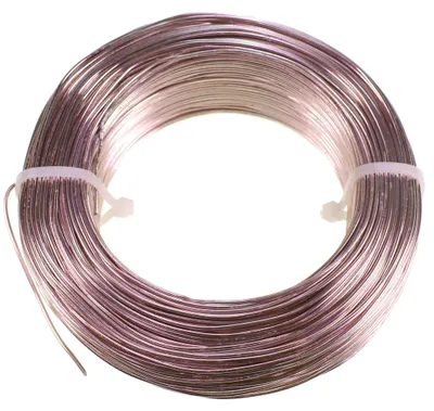 Produktbild von 120m Aluminiumdraht Ø 1mm Aludraht Basteldraht Dekodraht Schmuckdraht rosa