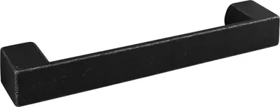 Produktbild von Griff Miguel LA 128 mm, Breite 161 mm, Zinkdruckguss eisen getrommelt matt