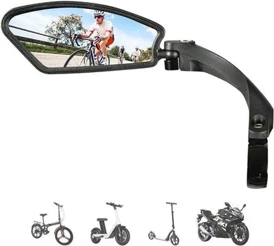 Produktbild von Famanu Fahrradrückspiegel 360 Grad drehbar und klappbar für Lenker 21-26 mm