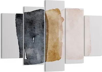 Produktbild von Bild auf Leinwand - Leinwandbild - 5 Teile - Abstraktion die Farben Aquarell - 150x100cm - Wand Bild - Wanddeko - Wandbilder - Leinwanddruck - Bilder - Wanddekoration - Leinwand bilder EA150x100-4947