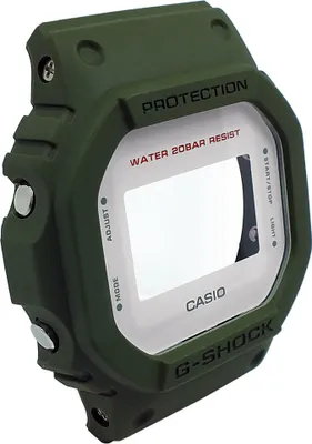 Produktbild von Casio G-Shock Gehäuse Mineralglas CASE/CENTER ASSY grün DW-5600M