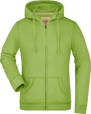 Productafbeelding van Damessweatshirt James & Nicholson Vintage Hoody Groen