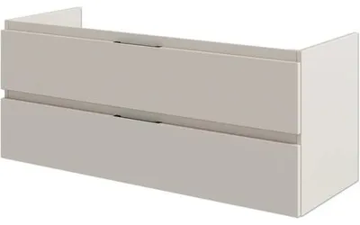 Produktbild von pelipal Waschtischunterschrank für Doppelwaschtisch xpressline 4035 BxHxT 116 x 48,2 x 43,5 cm Frontfarbe kaschmir mit G