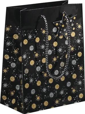 Produktbild von SIGEL GT029 Geschenktasche mittel, Stardust, 170x230x90 mm, 1 Tasche