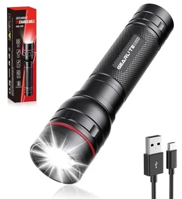 Zdjęcie produktu dla Latarka LED ładowalna 2000LM zoom wodoodporna dla mężczyzny