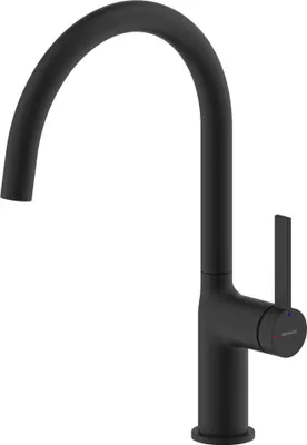 Produktbild von Bravat Torino Spültischarmatur Matt.schwarz U-Auslauf 3521309