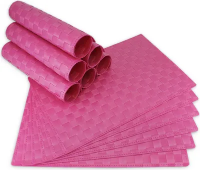 Produktbild von Tischsets MODERN 12er Set Pink als Tischuntersetzer