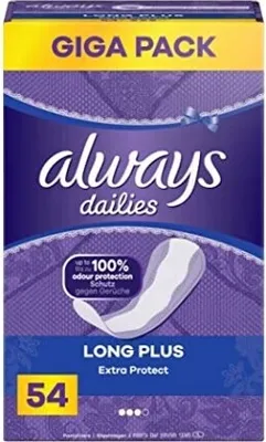 Produktbild von Always, Long Plus Extra Protect, Einlegesohlen, 54 Stück