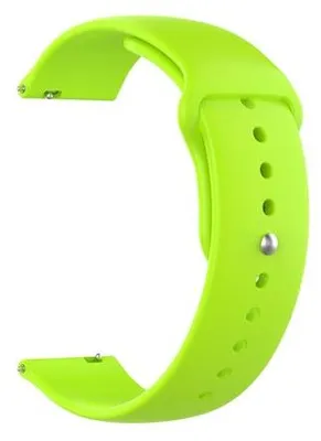 Produktbild von By Qubix passend für Garmin Venu 3s / Vivoactive 4s / Venu 2s / Vivomove 3s / Forerunner 255s / 265s - Sportarmband - Größe: Large - Hellgrün