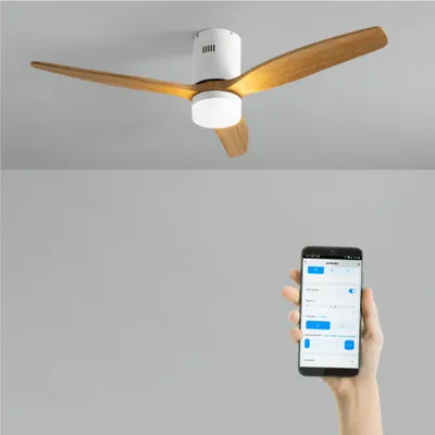Produktbild von WIND CALM - Leiser Deckenventilator 40W mit technischen ABS-Blättern in verschiedenen Größen