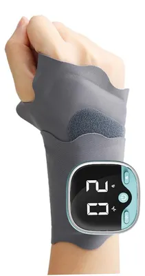 Produktbild von Handgelenk Heizung kabellos beheizbar – 3 Heizstufen mit Akku & Stütze | Ergonomische Wärme für Büro Zuhause
