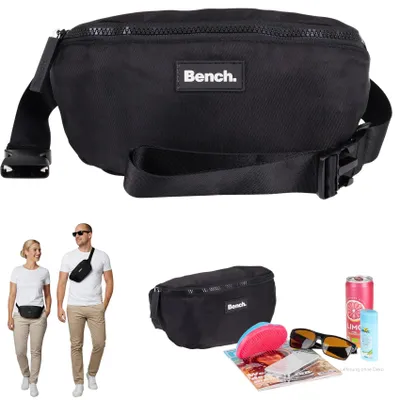 Produktbild von Bauchtasche Damen Herren Hüfttasche Crossbag Crossbody Bag Gassi Waist Bag Fahrrad Outdoor Tasche ebike Gürteltasche Bench Nova 64217 0100 Schwarz +e