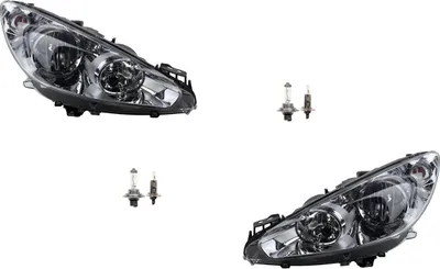 Obrázok produktu pre Johns, halogénové svetlomety vhodné pre Peugeot 308 05/2011- s H7 H1 set ľavý pravý