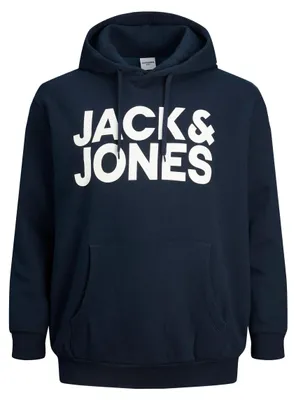 Produktbild von JACK & JONES Plus Size Hoodie Kapuzen Pullover JJECORP Größe: XXL
