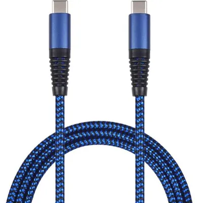 Imagen del producto de 2GO 797194 2GO USB Ladekabel - blau - 100cm USB Type-C auf USB Type-C