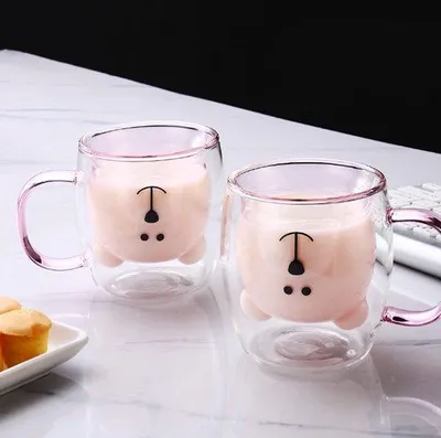 Immagine prodotto di Set di tazze da caffè Famanu – Bicchieri a doppia parete con cucchiaino e sottobicchieri