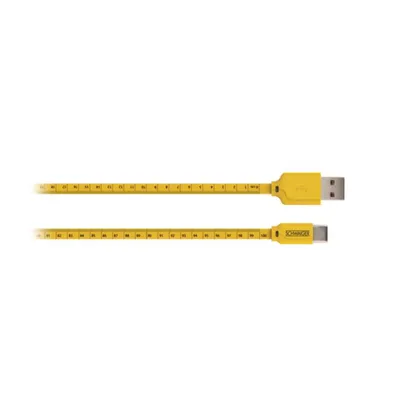 Zdjęcie produktu dla Schwaiger WKC10 511, Czarny, Żółty, USB A, USB C, 1,2 m, Męska, Męska