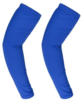 Immagine prodotto di 1 paio di bracciali protettivi UV, scaldamani per braccia, colore blu, taglia M