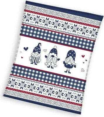 Produktbild von CARBOTEX Supersoft Weihnachts-Fleecedecke 150/200cm FLANELA Coral, KNL226038