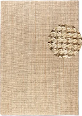 Immagine prodotto di 190x280 cm Tappeto Bouclé Juta 105974 Naturale Oro