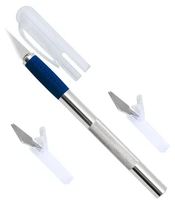 Produktbild von Wedo Skalpell 78621 Silber Aluminium + 23 Klingen