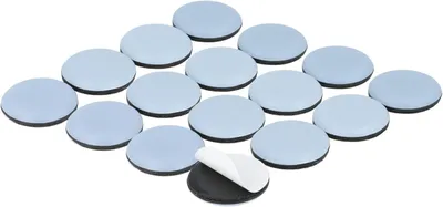Produktbild von 16 selbstklebende Teflongleiter 30 mm PTFE Möbelgleiter rund