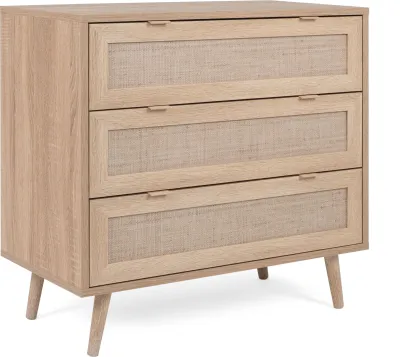 Obrázok produktu pre Kommode >Kuta< in Sonoma-Eiche - 80x80x40cm (BxHxT)
