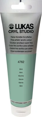 Produktbild von Lukas Cryl Studio Plastic Tube Acrylfarbe Mint 125 ml 1 stk