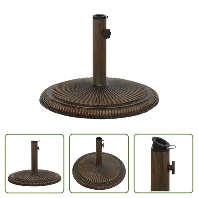 Produktbild von The Living Store Sonnenschirmständer Bronzen 45x45x30 cm Gusseisen