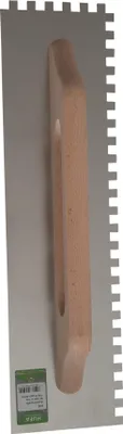Produktbild von Hufa Schweizer Aufziehplatte Edelstahl Holzgriff 480x130mm 10x10mm