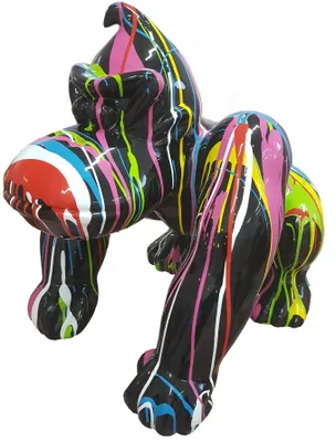 Produktbild von Designer Figur Statue Moderne Figuren Statuen Dekoration Deko Gorilla Garten Neu