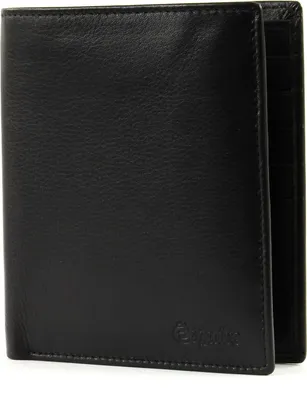 Image de Esquire Cuir étui pour carte de crédit porte-monnaie RFID Credit Card Case Black noir