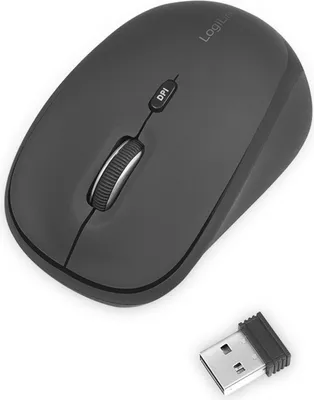 Obrázok produktu pre LogiLink ID0193 - pravý - optický - RF bezdrôtový - 1600 DPI - Schwarz