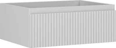 Produktbild von Mexen Rivel Badezimmerunterschrank 60 cm, 1 Schublade, geriffelt, grau matt - 91A20-06023-1-BF62