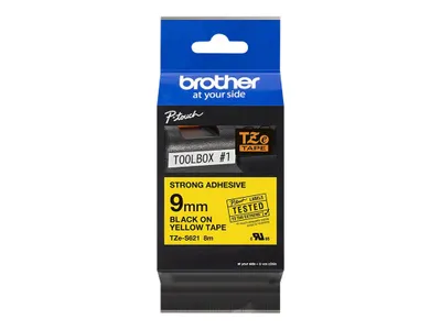 Obrázek produktu pro Tzes621 Brother Ptouch 9Mm Gelb-Schw