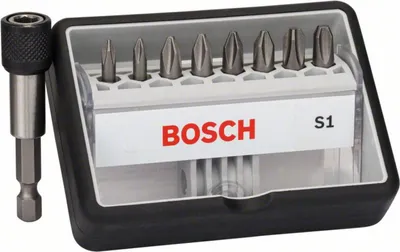 Obrázok produktu pre Bosch 2 607 002 560, 8 kusov, Phillips, PH 1, PH 2, PH 3, PH1 (2x), PH2 (4x), PH3 (2x), 25 mm, 25,4 / 4 mm (1 / 4")