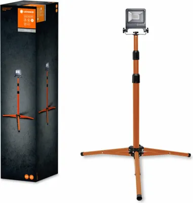 Zdjęcie produktu dla LEDVANCE Tripod, 20 W, LED, 2,6 kg, IP65, Szary, Wolnostojące światło robocze