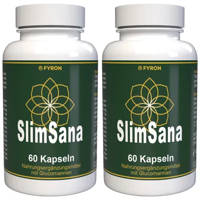 Produktbild von SlimSana - 120 Kapseln (2x 60 Kapseln), 2er Pack