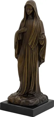 Produktbild von Bronzeskulptur Madonna im Antik-Stil Bronze Figur Statue 58cm