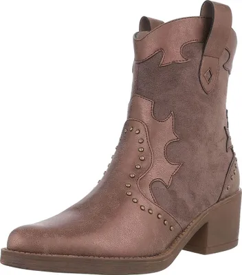 Produktbild von Ital-Design Damen Stiefeletten  Wildlederoptik, Lederoptik Western- & Bikerboots 88577315 Braun Gr.  37