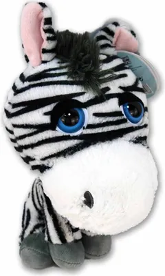 Obrázek produktu pro Plyšová hračka Zebra s velkou hlavou - cca 21 cm
