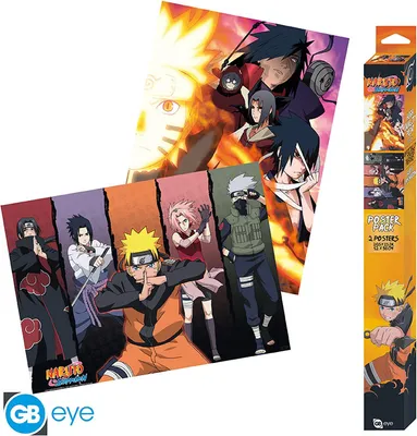 Produktbild von ABYstyle - Naruto 2er Set Chibi Posters