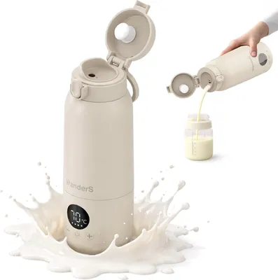 Produktbild von Tragbarer Flaschenwärmer – 500ML Milchwärmer -Temperaturkontrolle & Sterilisator