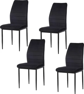 Produktbild von Stuhl Madison Velvet Schwarz