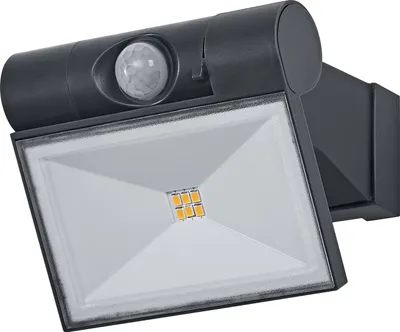 Zdjęcie produktu dla Reflektor/Światło uliczne OSRAM, ciemnoszary, 120 lm, 1,6 W, IP44, ciepła biel, 3000 K, kąt świecenia 110°, czujnik światła, żywotność 25 000 godzin