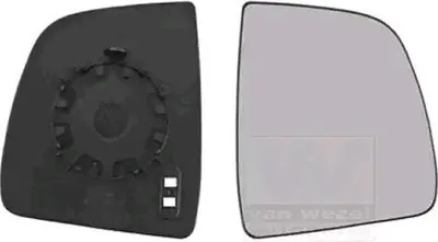 Produktbild von VAN WEZEL Spiegelglas Außenspiegel Rechts für FIAT DOBLO Kasten/Kombi (263) Konvex Unbeheizt 1638832